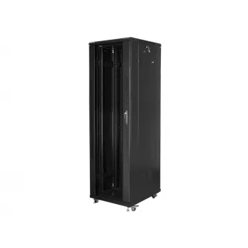 Lanberg FF01-6842-12B Rack-Schrank 42U Standschrank Schwarz