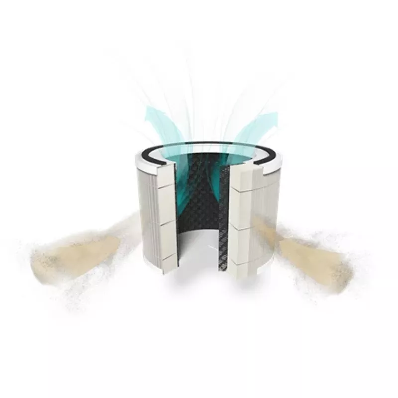 Duux | HEPA+ Aktivkohlefilter für Bright Luftreiniger | Kompatibel mit Sphere Luftreiniger (DXPU06 oder DXPU07) | Weiß