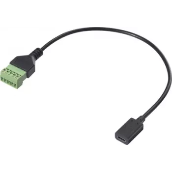 Renkforce USB-C Adapterkabel [1x Buchse – 1x Klemmanschluss] RF-6443954 30 cm (RF-6443954)