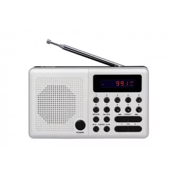 Eltra Radio Pliszka USB, FM weiß