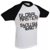 Global Masters T-Shirt GM Text - Weiß (XXL)