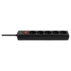 Steckdosenleiste SAVIO LZ-17 — 5-fach, 3 m Kabel, geerdete Steckdosen