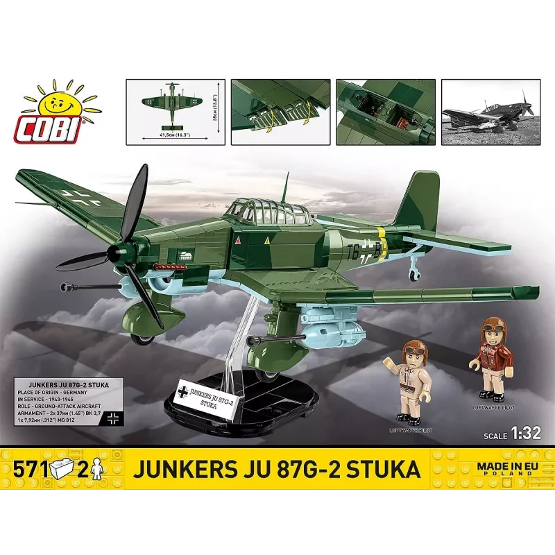 Bausatz Cobi Blocks Junkers JU 87G-2 Stuka 571-tlg. Modellbausatz