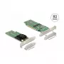 DeLOCK PCI Express x16 Karte auf 4 x interne NVMe M.2 Key M – Low-Profile-Formfaktor
