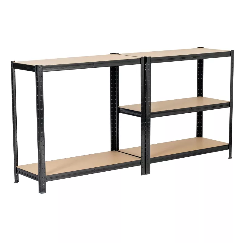 Extralink Metall Lagerregal 180x90x40 Schwarz