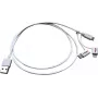 ROLINE 11.02.8329 USB-Kabel 1 m USB 2.0 USB A Micro-USB B Weiß (11.02.8329)