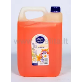 Flüssigseife mit Glycerin, blumiger Duft 5l