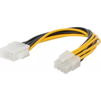 8-pol EPS-Verlängerungskabel ShiverPeaks 78221-HQ für CPU-Stromverlängerung, gesleevtes Kabel