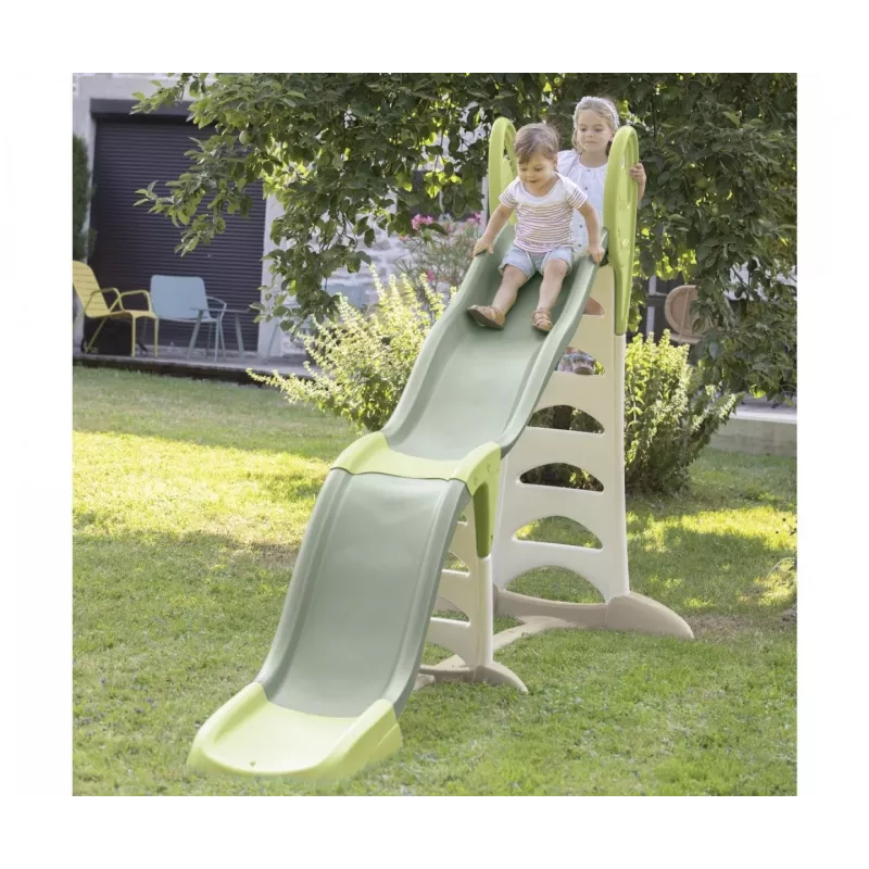 Outdoor-Rutsche SMOBY Megagliss 2 in 1 Modell 7600820201 mit Wasserrutsche und Kletterfunktionen