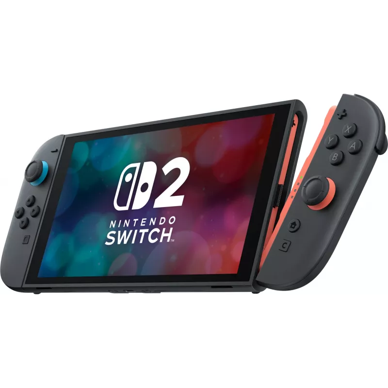 Nintendo Switch 2, Nintendo Switch 2, Schwarz, Analog / Digital, D-Pad, Home button, Menu Taste, Leistung-Taste, Buttons, LCD
