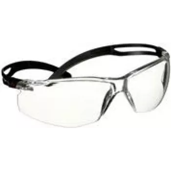 3M SF501AF-BLK Sicherheitsbrille Vollsichtbrille Polycarbonate (PC) Schwarz