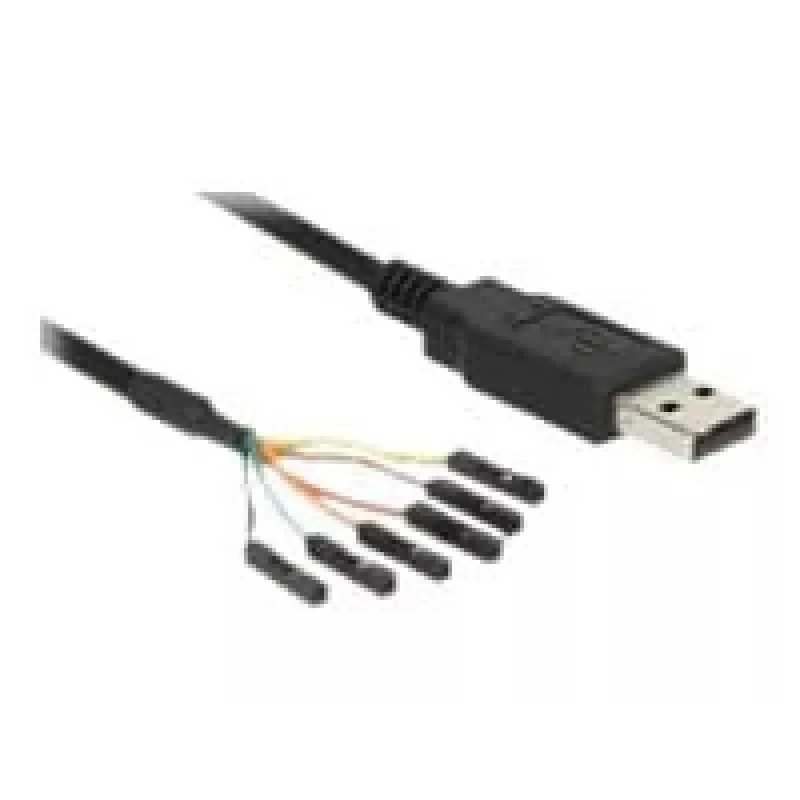 USB-Kabel DeLOCK 1,8 m USB2.0-A/TTL 6-pol Schwarz