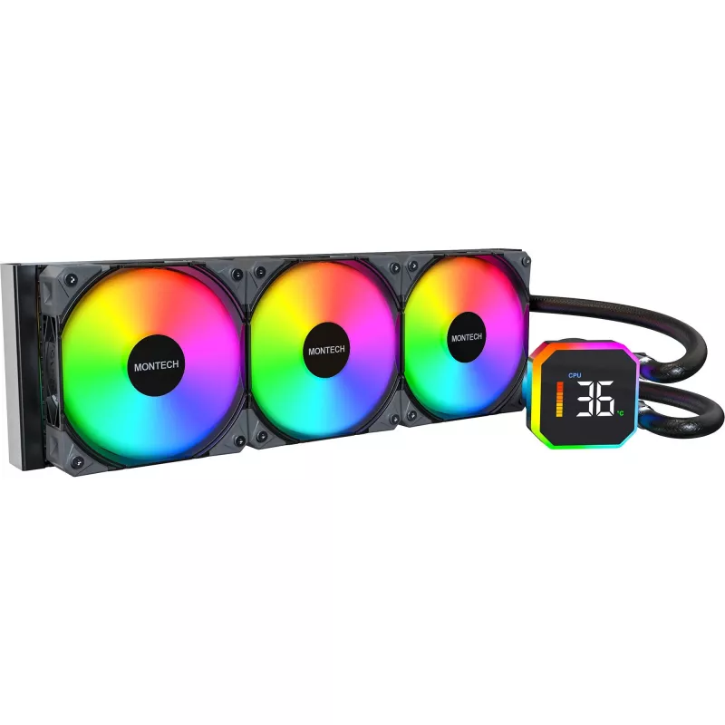 CPU KÜHLER MULTI SOCKEL SCHWARZ/HYPERFLOW DIGITAL 360 MONTECH