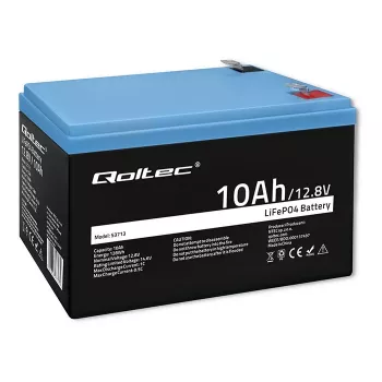 Akkupack LiFePO4 QOLTEC 10Ah 12,8V 128Wh mit integriertem BMS