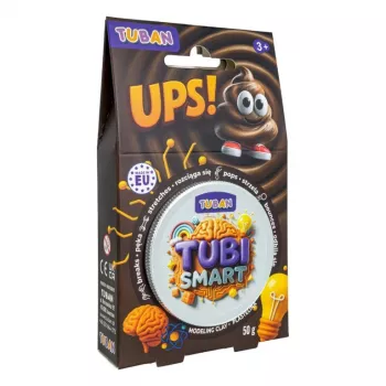 Modelliermasse TUBAN TUBI SMART – UPS! 50 g, braun, Kind, 95×35×165 mm