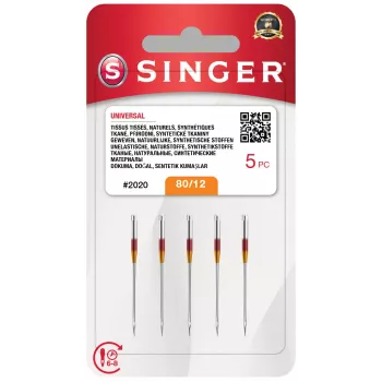SINGER Haushaltsnähmaschinennadeln Modell 2020 SZ12 BLST Größe 12, 10er-Pack (N202011M1003)