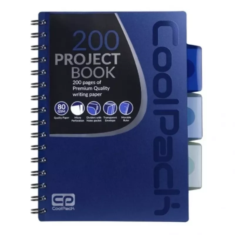 Spiral-Notizbuch A5 Coolpack Dunkelblau