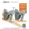 Vogels | Lautsprecherhalterung | VLB500 | Drehen, Neigen | Maximale Belastbarkeit 5 kg | Silber