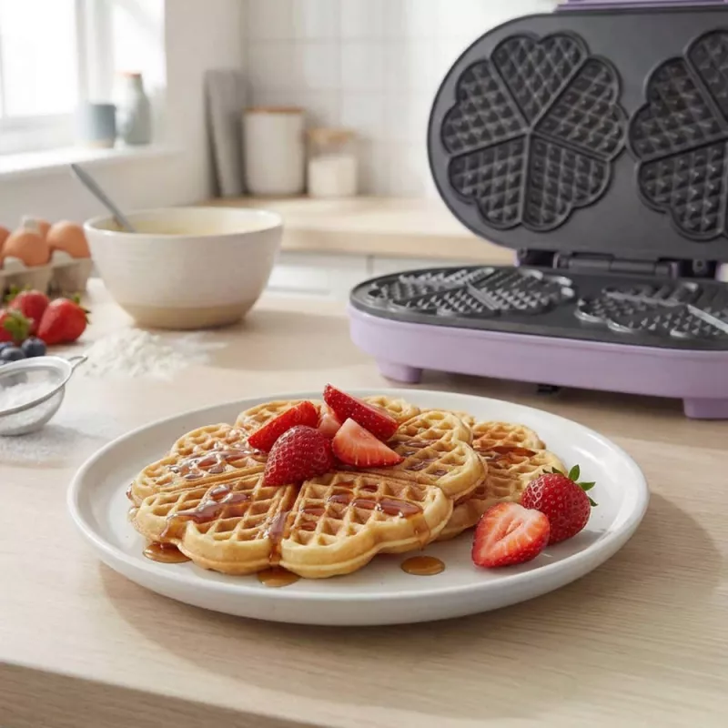 Giles & Posner EK6700GSPPVDE Doppelherz-Waffeleisen