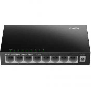 Unmanaged Switch Cudy FS108 8 Ports Fast Ethernet 10/100 Schwarz