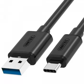 UNITEK Y-C474BK USB-Kabel USB 3.2 Gen 1 (3.1 Gen 1) 1 m USB A USB C Schwarz