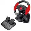 Lenkrad ESPERANZA EG103 Gaming-Controller — PC/PS2/PS3, 13 Tasten, Vibration, Beschleunigungssensor, schwarz/rot