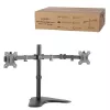Monitorhalterung LogiLink BP0045 81,3 cm (32 Zoll) Tisch Schwarz Edelstahl
