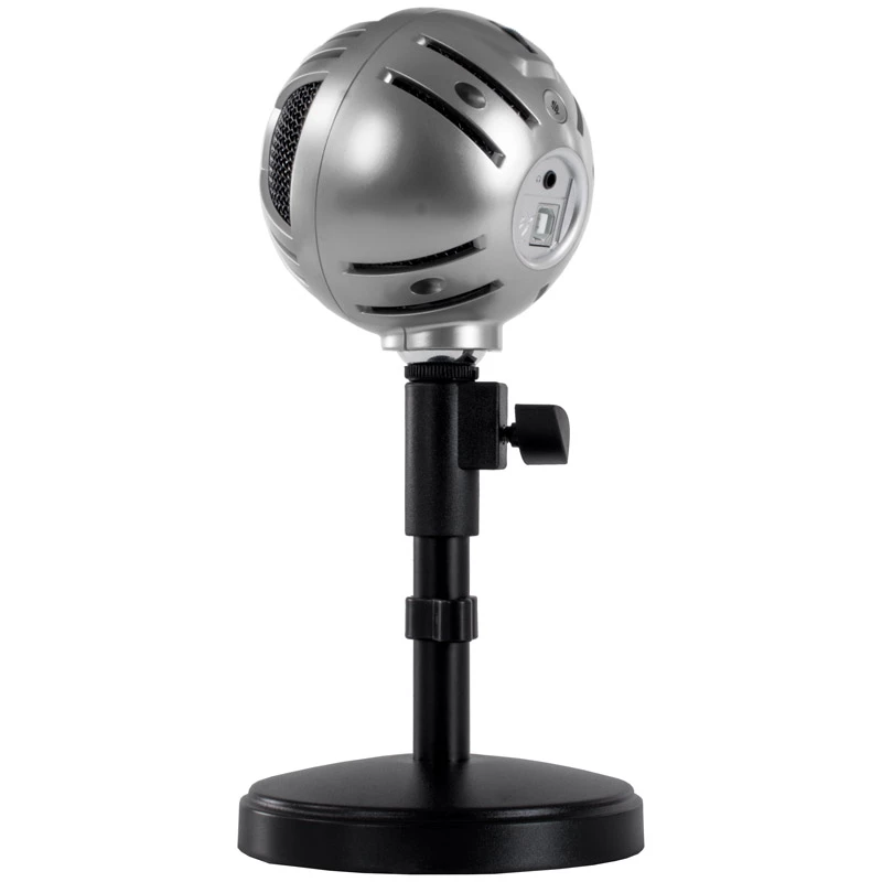 Arozzi Sfera Desktop-Mikrofon, USB - Chrom