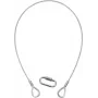 EUROLITE Sicherungsseil A 3x600mm bis 5kg, Silber (58010310)