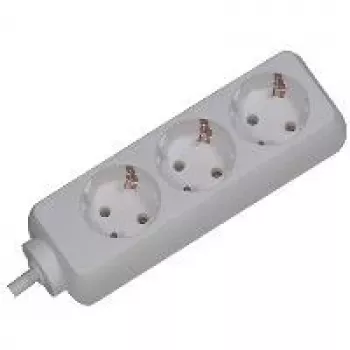 Steckdosenleiste Bachmann 3x Schuko H05VV-F 3G 1,50 mm² 16 A/3680 W 3 m