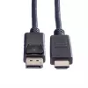 Kabel ROLINE 11445780 1 m DisplayPort auf HDMI Schwarz