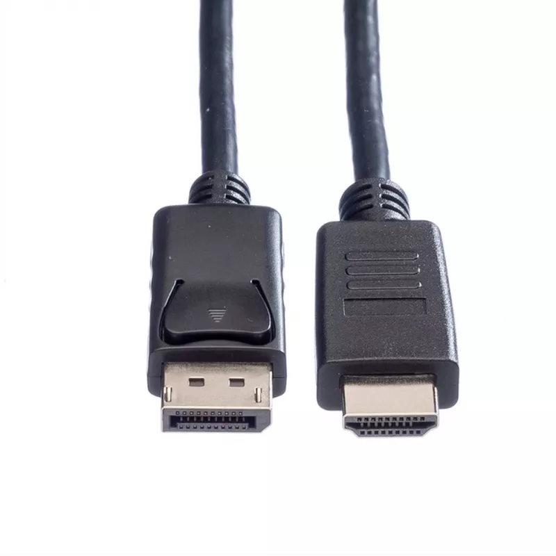 Kabel ROLINE 11445780 1 m DisplayPort auf HDMI Schwarz