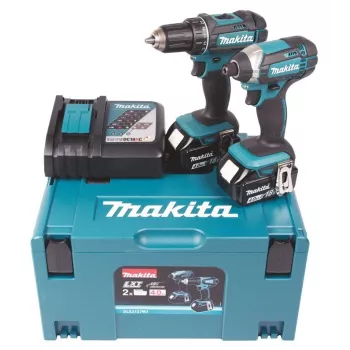 Makita Akku-Bohrschrauber-Set, 18V, DLX2127MJ