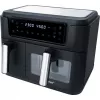 Dual Heißluftfritteuse HF 9500 DUO (schwarz, 2.400 Watt, 2 Körbe 6 L + 3,5 L)