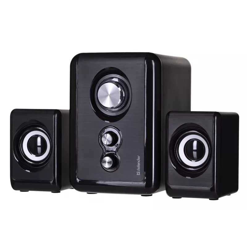 DEFENDER Lautsprecher V11 11 W kabelgebunden 2.1 Desktop-Satellitenlautsprecher, USB 5 V, schwarz