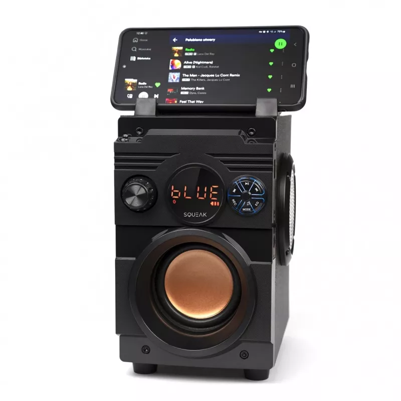 Squeak Bassblaster Bluetooth 5.1 Lautsprecher, FM-Radio, MP3-Player SQ1001