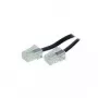 S/CONN 6m RJ45 Schwarz Transparent S/CONN 6m RJ45