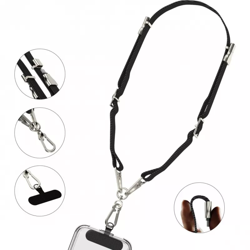 4smarts USB-C Handykette PowrCord schwarz (541386)