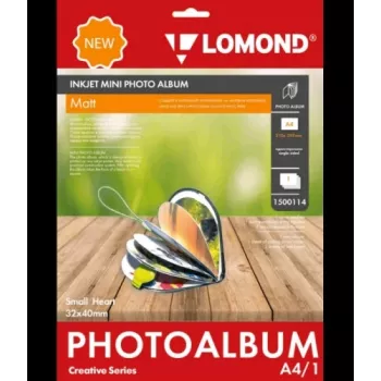 Lomond Inkjet Mini Album Small Heart Matt 32x40 mm (Klein)