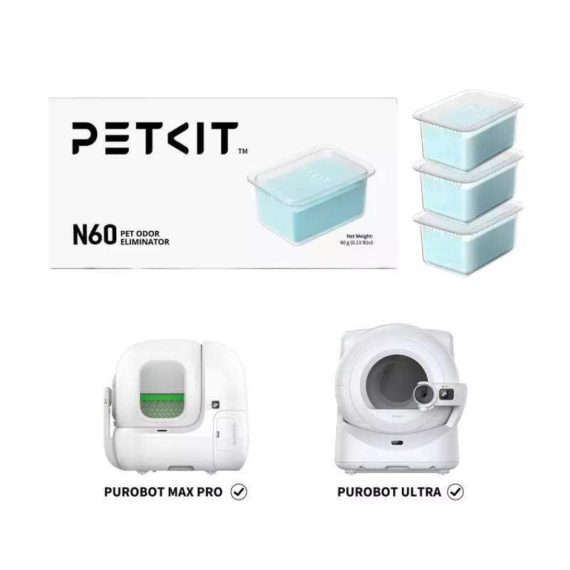 Petkit Katzenklo Purobot Ultra Lufterfrischer N60 3 Stück (P9224)