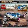 LEGO Star Wars Captain Rex Y-Wing Microfighter Sammlerstück – Das Klonkriege Raumschiff-Spielzeug mit einer Charakter-Minifigur für Jungen ab 6 Jahren