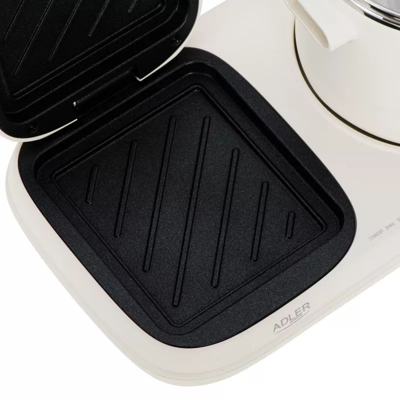 Adler 2-in-1 Frühstücksstation | AD 6421 | 1320 W | 1 L | Anzahl der Programme 1