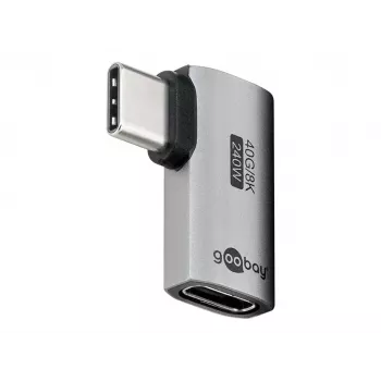 Goobay USB-C-Adapter horizontal 90° USB4 - Stecker > Buchse (74441)