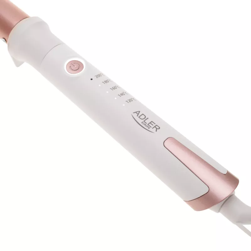 Lockenstab Adler AD 2119 – konisch, 12–25 mm Keramikstab, einstellbar 120–200 °C, 45 W, pink