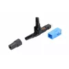 Glasfaser-Schnellverbinder Extralink SC/UPC Stecker, Einzelpack, schwarz oder blau