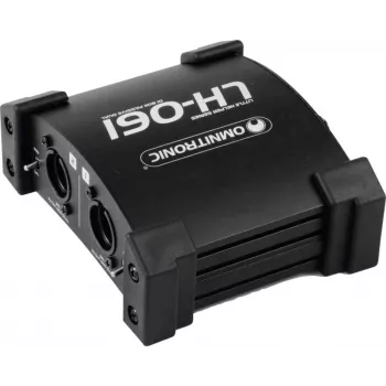 Passive DI-Box Omnitronic LH-061 PRO — 2-Kanal-DI-Box für symmetrische Ausgänge