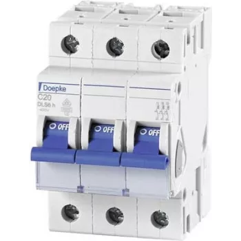 DOEPKE Leitungsschutzschalter C20A DLS-6H-C20-3-6-KA 6kA 3-polig 400V C-Charakteristik DLS-6H-C20-3-6-KA (09914294)