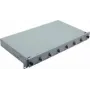 Helos LWL 19 Spleißbox 6 x LCDuplex OM4 spleißfertig Grau (375556)