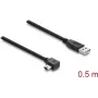 USB-A-auf-Mini-USB-B-Kabel DELOCK 81650 – USB 2.0, 2 m, schwarz