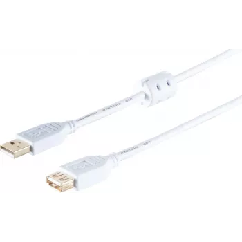 USB High Speed 2.0 Verlängerungskabel ShiverPeaks 77125-WF mit Ferrit-Stecker